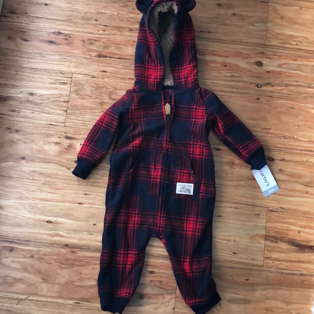 NWT Carter’s fleece warm suit
